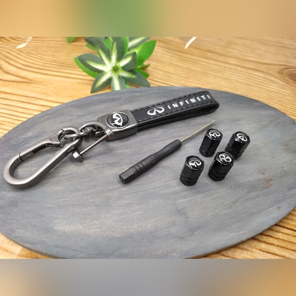 Infiniti Keychain And Valve Stem Caps - Picture 3 of 6